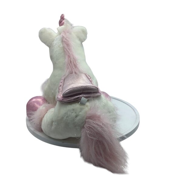 Build-A-Bear White & Pink Plush Unicorn Horse Stuffed Soft Toy Sparkly Horn 16" - Picture 4 of 8